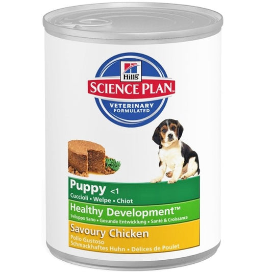 Hills Science Plan Puppy Food Tins Chicken