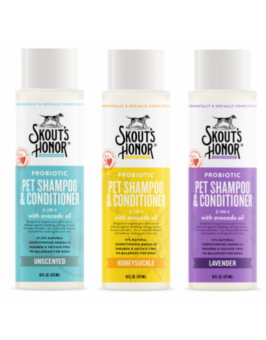 Skout's Honor Probiotic Shampoo+Conditioner