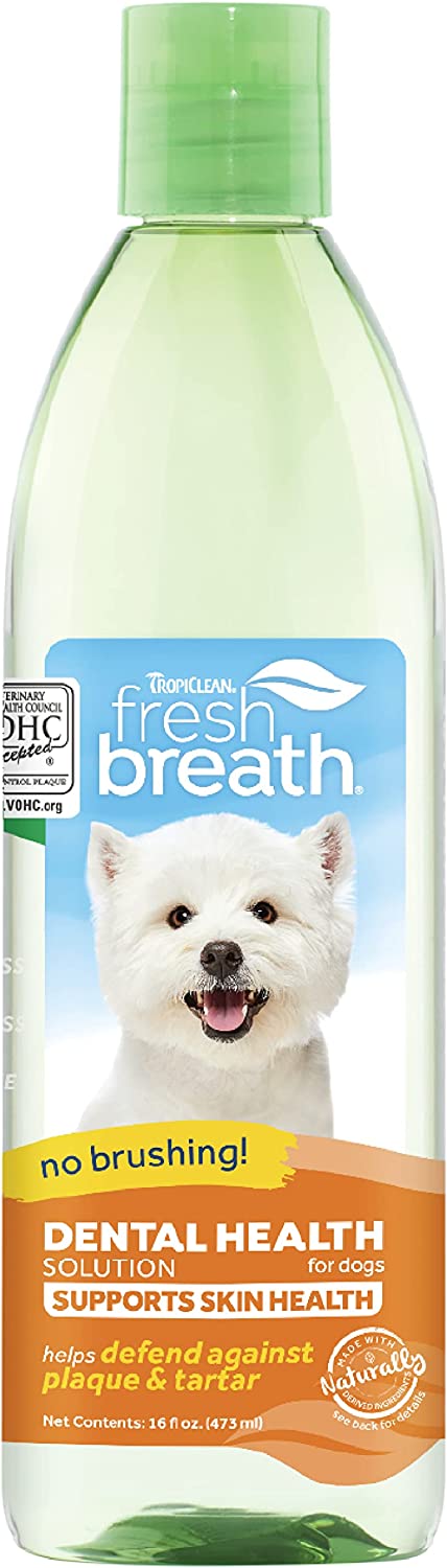 TropiClean Dental Health Solution Plus Skin and Coat For Dogs