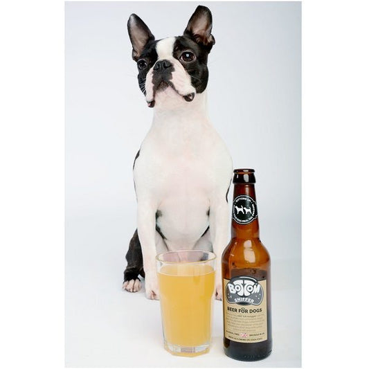 Woof & Brew Bottom Sniffer Dog Beer